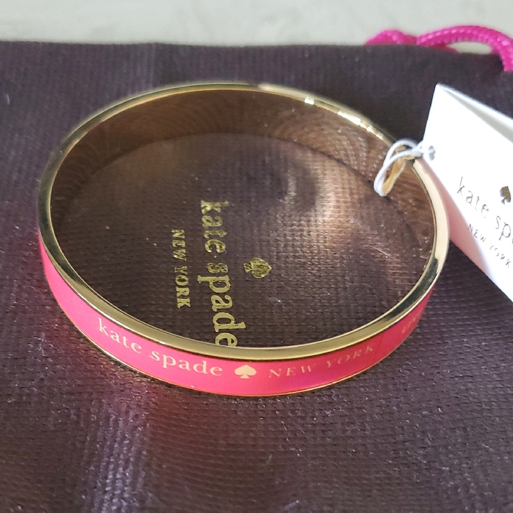 New! Kate Spade Pink and Gold Bracelet